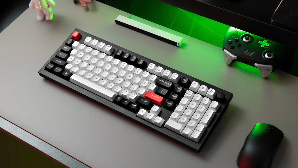 Keychron Q5 HE QMK Wireless Custom Mechanical Keyboard Magnetic Switches Adjustable Actuation Point Aluminum RGB Backlight