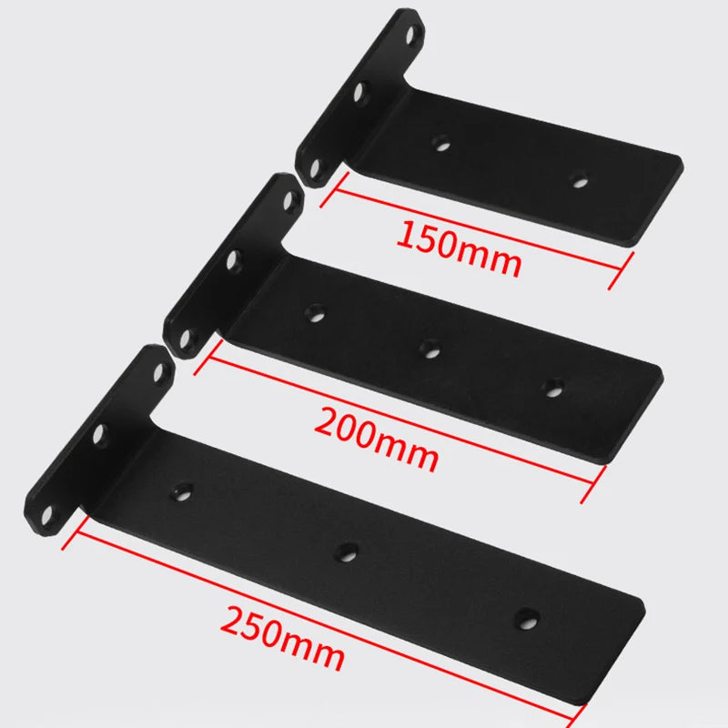 Bearing Capacity 200kg Suspended Tripod Brackets Wall Shelf Support Hidden Wall Fixed Partition Storage Rack Shelves