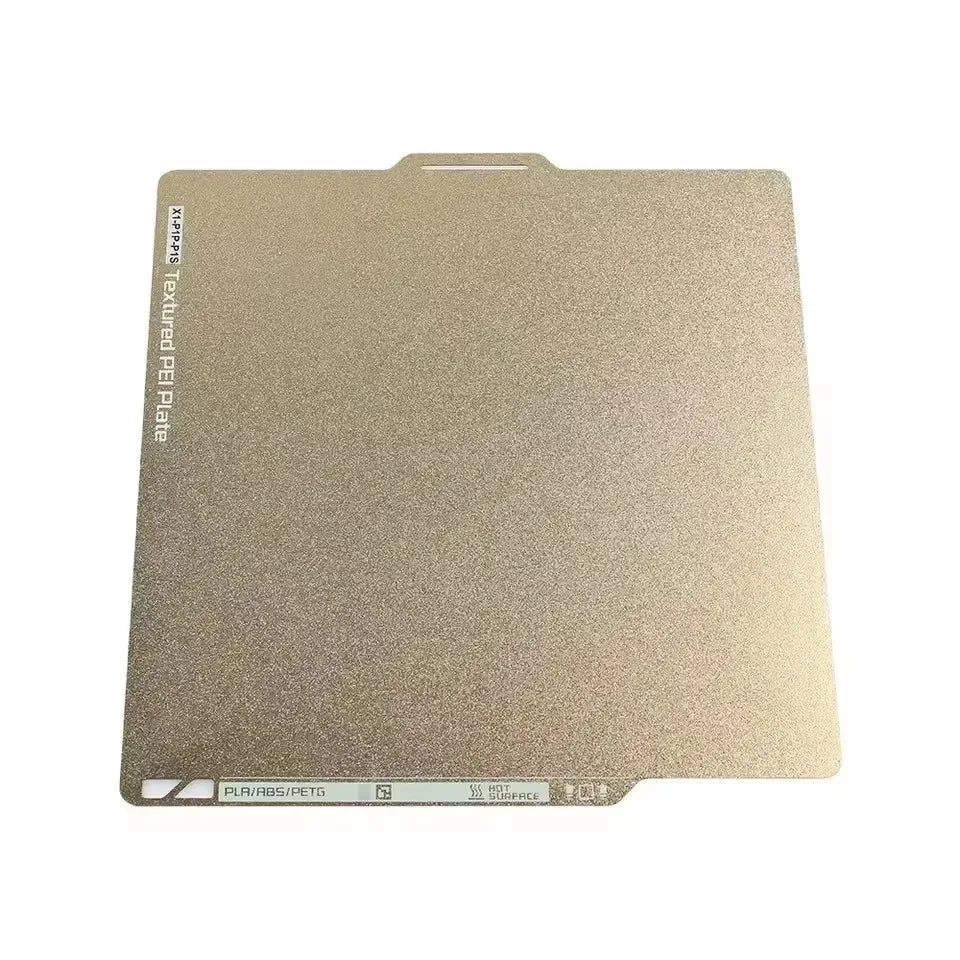 257x257mm Build Plate For Bambu Lab X1/P1P/P1S Texture Double Sided PEI Spring Steel Sheet For Bamboo Lab 3D Printer Accessories