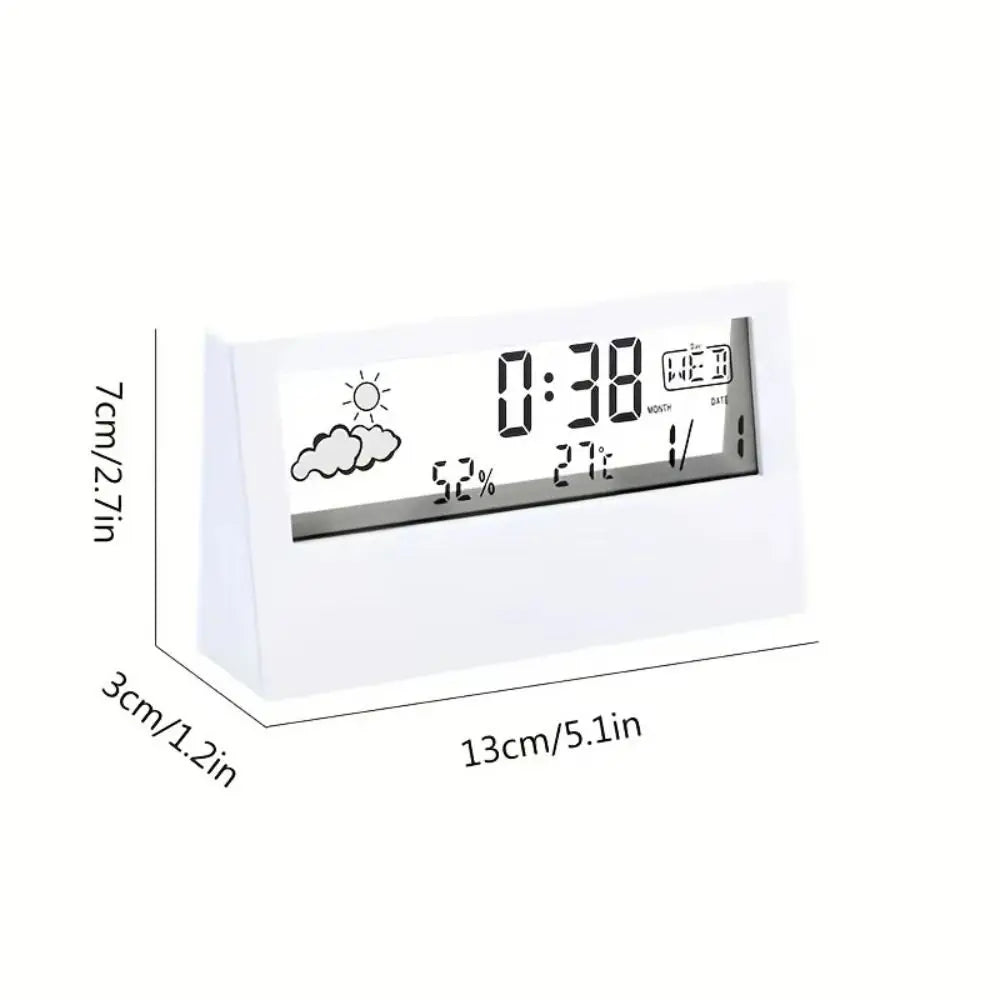 Digital Display Digital Clock Electronic Design Multifunction Features Desk Clock Decoration Style Study Design Table Clock