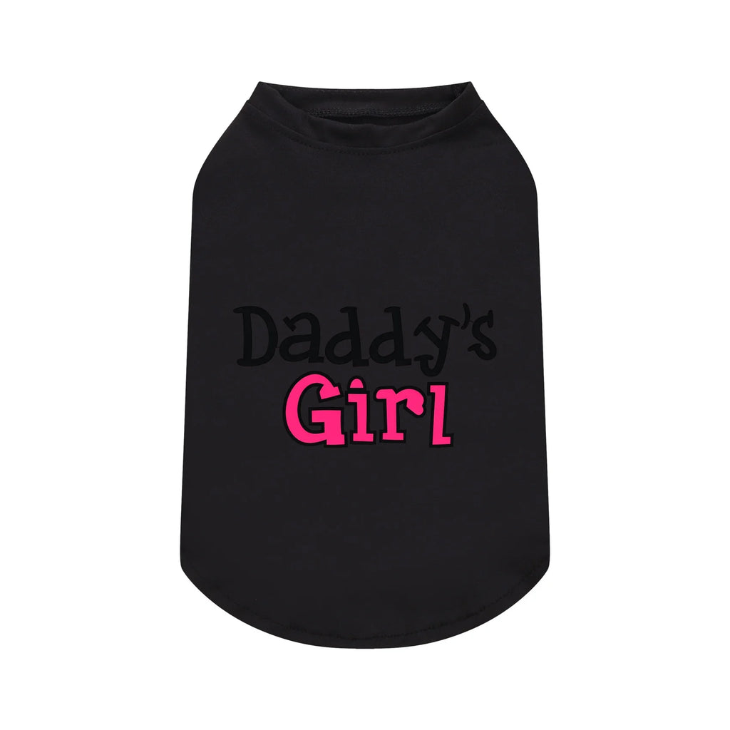 Funny "Mommy's Boy" "Daddy's Girl" Pet T-Shirt Summer Dog Clothes for Small Medium Dogs Cats Cute Letter Print Puppy Vest