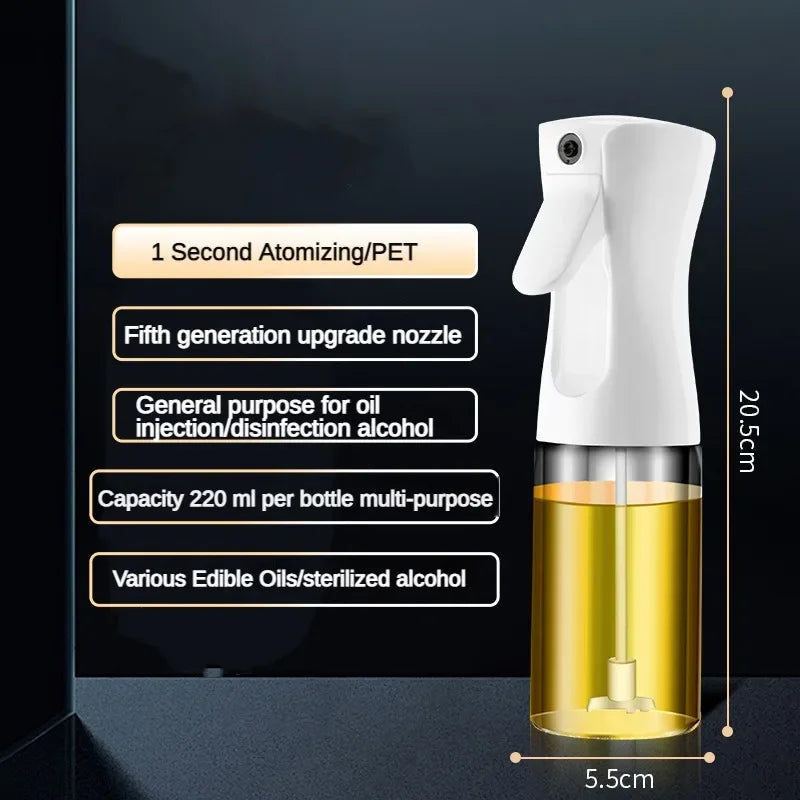200/300/500ML Pneumatic Spray Bottle Fitness Barbecue Spray Oil Dispenser Kitchen Oil Spray Bottle Cooking Olive Oil Sprayer