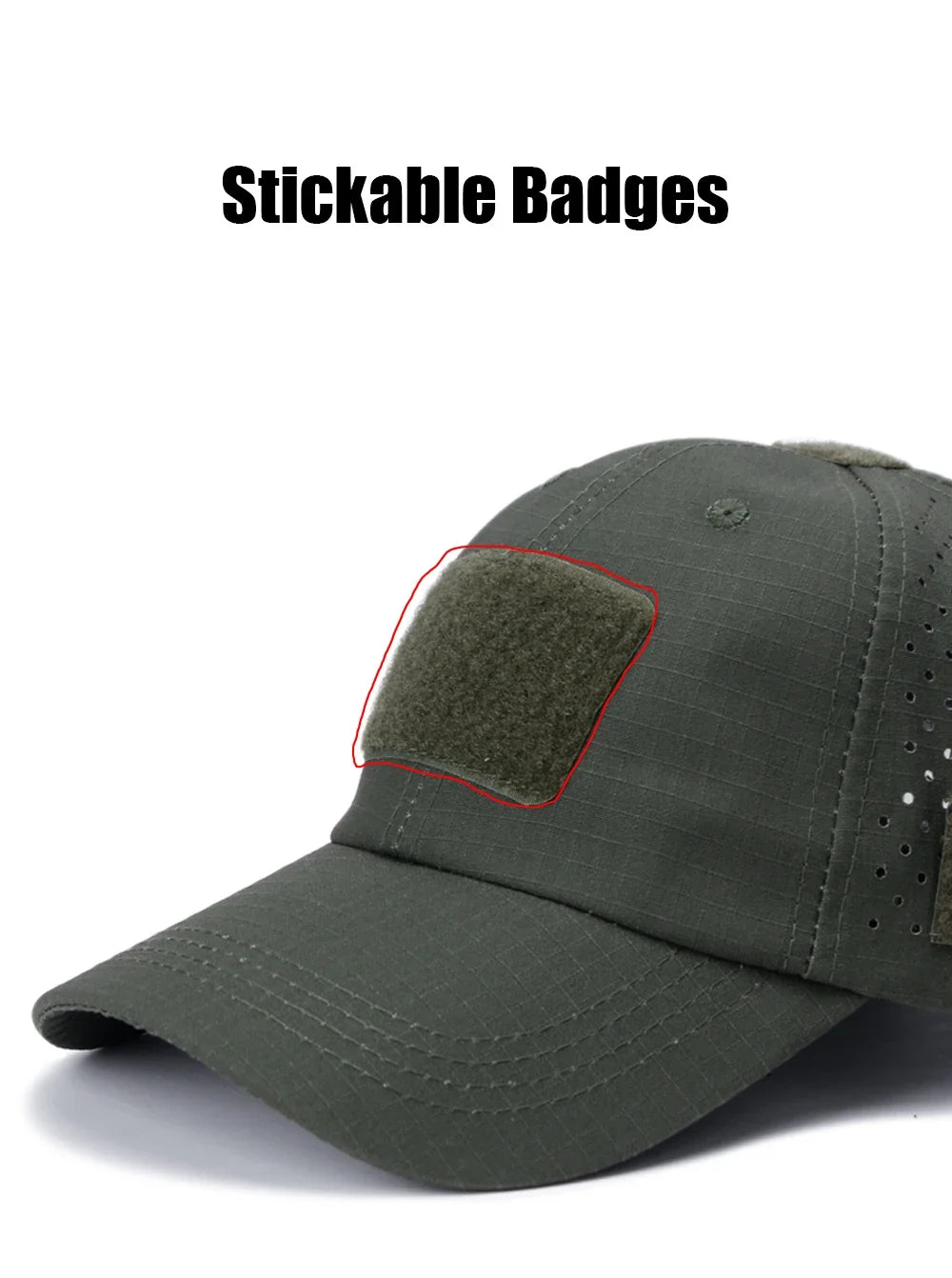 1Pcs Camouflage Baseball Cap Summer Outdoor Tactical Sunscreen Hat for Mens Hiking Fishing Fashion Peaked Cap with DIY Velcro