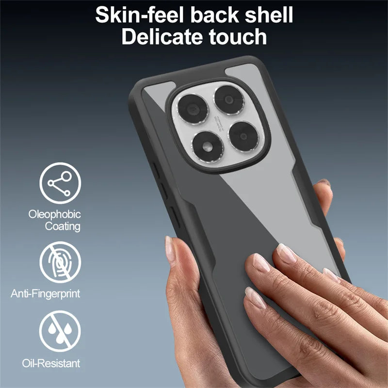 For Xiaomi Poco X7 5G Case 360 Sided Full Protect Back Cover for Pocco Poko Little X7 X 7 7X  Pocox7 Clear Screen TPU+PC Funda