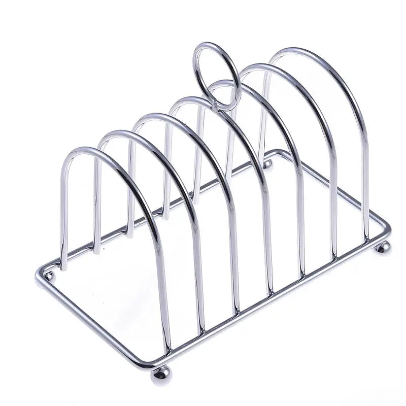 Stainless Steel Toast And Bread Rack Rectangle Food Display Tool For Air Fryer Accessories Food Tool Toast Rack For Kitchen
