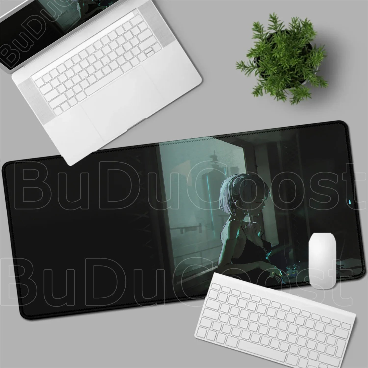 HD Printing New Wallpaper C_cyberpunk E_edgerunners Mouse Pad Non-slip Mousepad Computer Gamer LockEdge Desk Mat PC Keyboard Mat