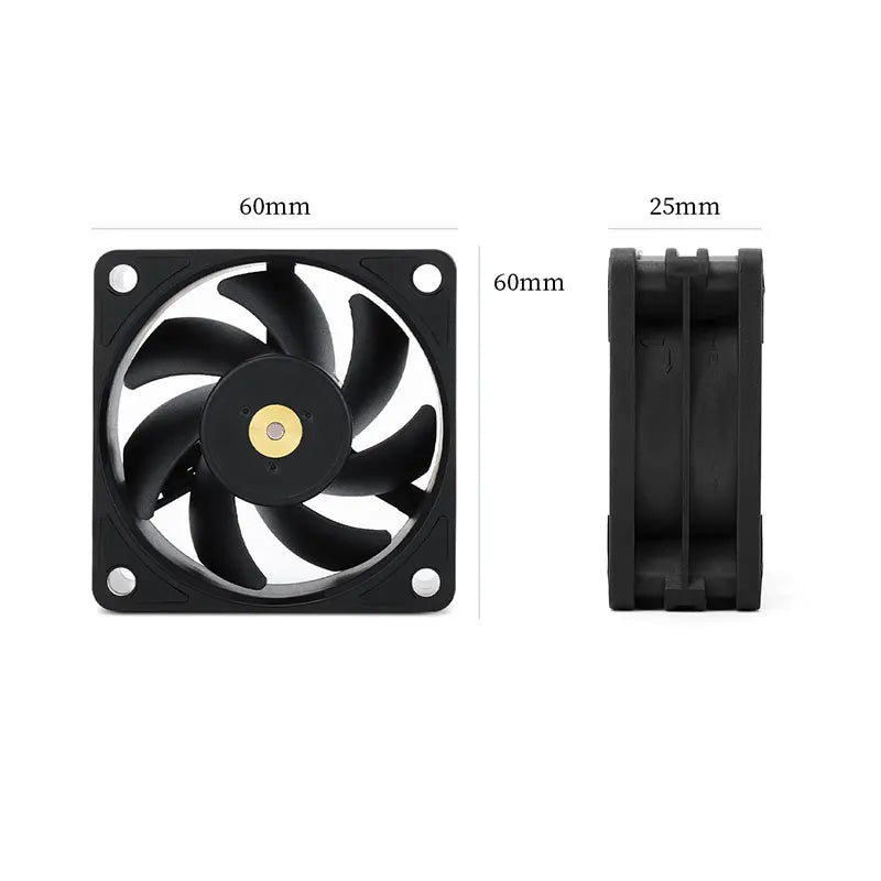 Thermalright TL-B6b chassis cooling fan, 60x60x25mm/3200rpm low noise and high-performance computer fan