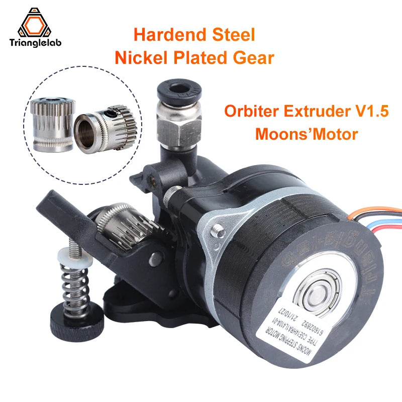 Trianglelab(Genuine Authorized) Orbiter Extruder V1.5 Full Version With MOTOR for  Compatible DDE-O PLA PEI TPU ABS