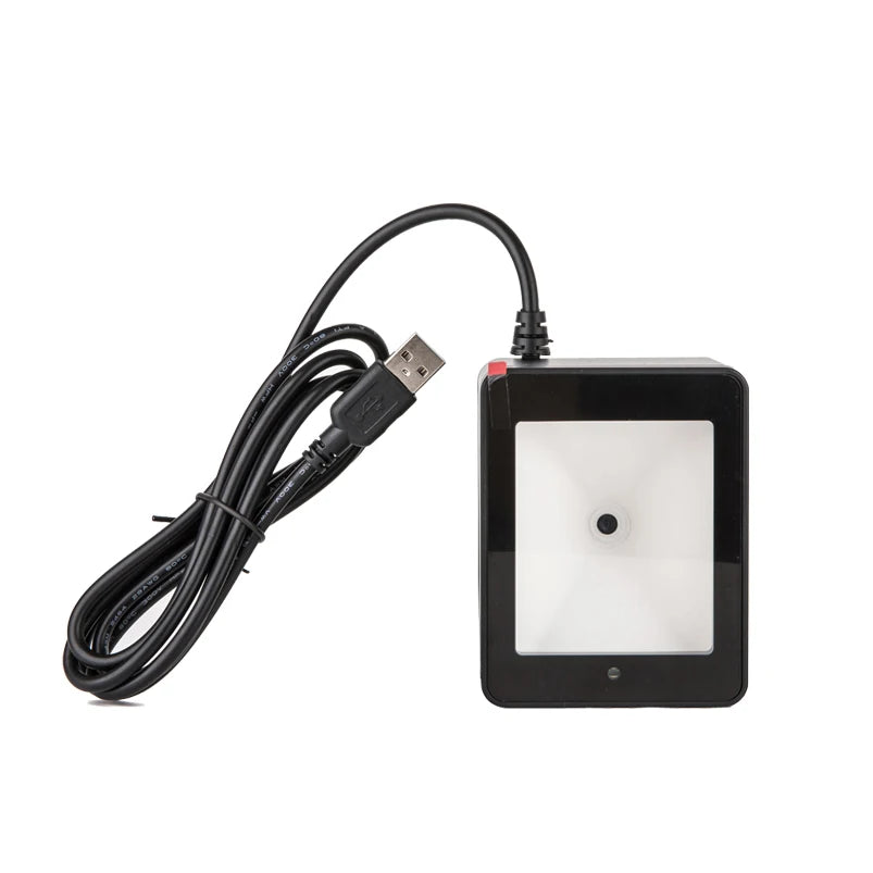 Cheapest 2D CMOS Desktop QR Code Barcode Reader Wired High-end Barcode Scanner With USB Interface Payment Box