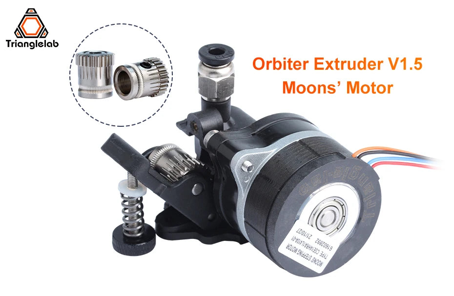 Trianglelab(Genuine Authorized) Orbiter Extruder V1.5 Full Version With MOTOR for  Compatible DDE-O PLA PEI TPU ABS