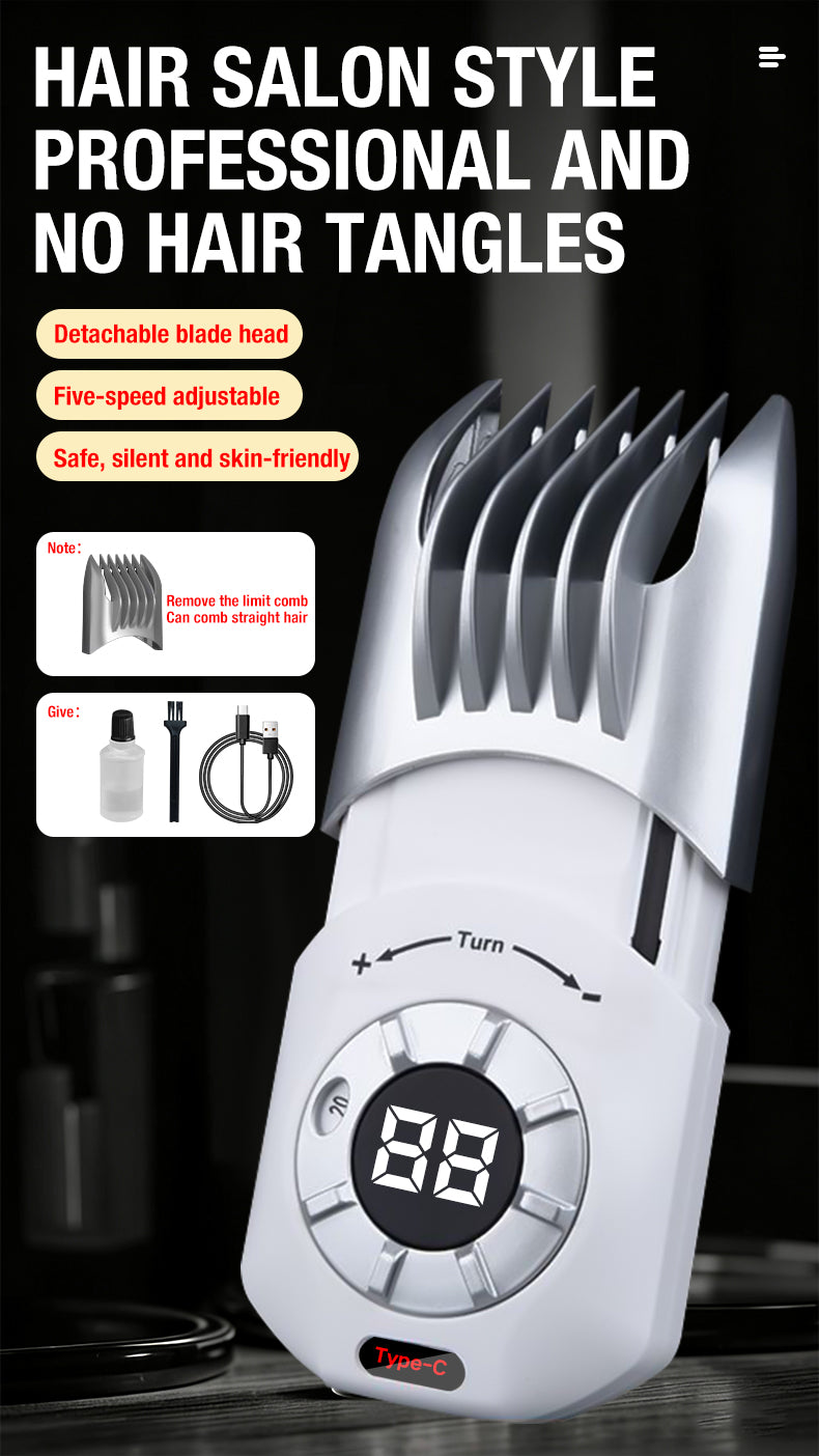 Electric hair clipper, hair cutting tool, self cutting pusher, electric push hair salon, dedicated for home use, children's hair